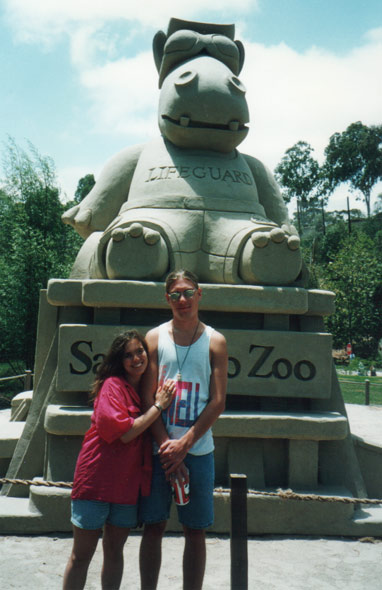 Mike and Kari at the San Diego Zoo