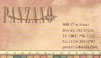 Panzano Business Card