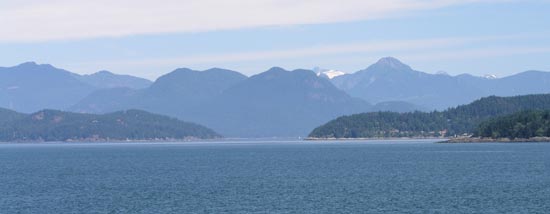 View from the Ferry - Leaving Horseshoe Bay