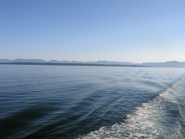 Looking toward Vancouver Island