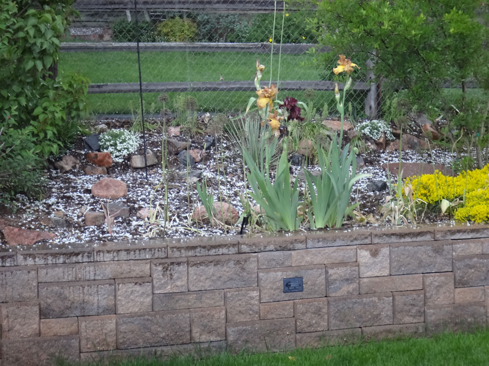 Hail in Golden, Colorado on June 7, 2015