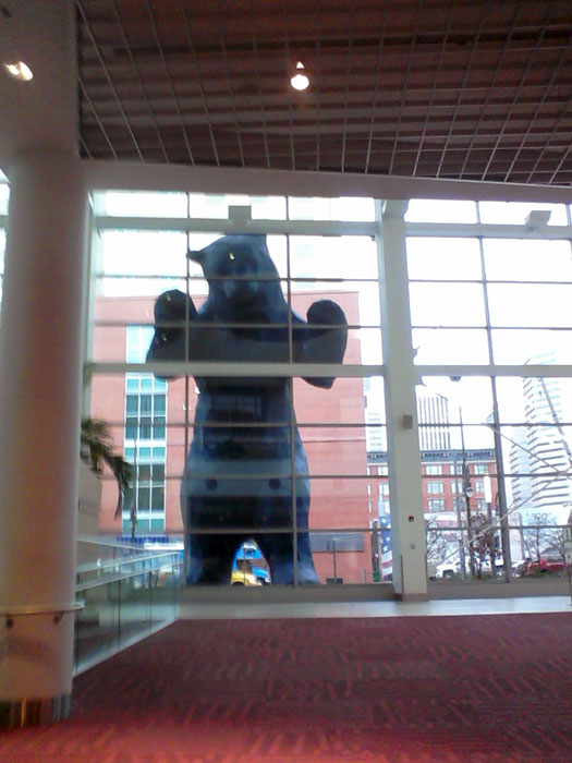 Blue Bear at the Denver Convention Center