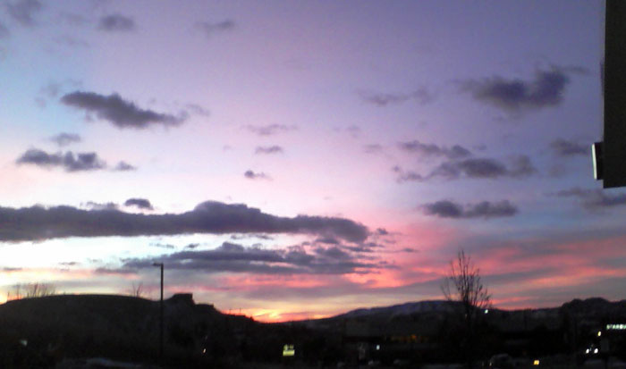 sunrise, Table Mountain, Golden, Colorado