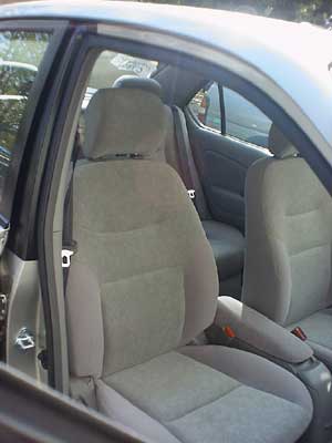 Interior of the Prius