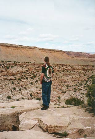 Mike at the Scenic Overlook in Utah