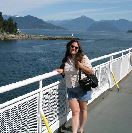 Kari on the BC Ferry