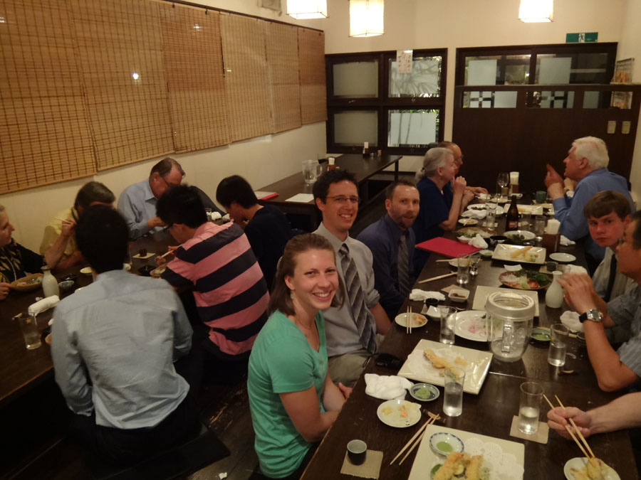 Ann Deml, Jason Fish, Stefan Nikodemski, Jianhua Tong, and Ryan O'Hare in Kyoto