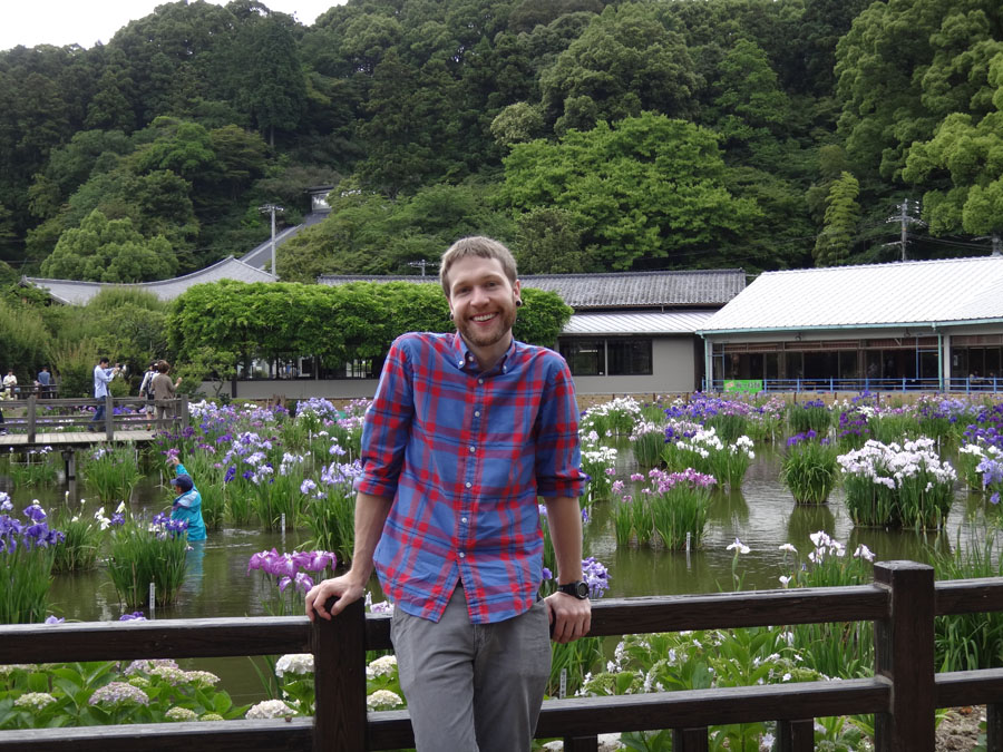 Daifu Tenmangu Shrine - Iris Garden: Dan Clark