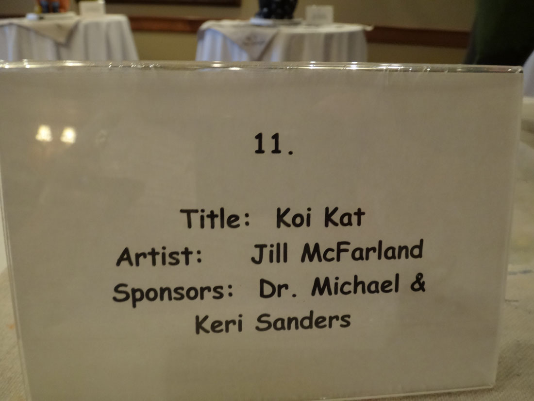 Koi Kat by Jill McFarland, Cat Care Society, Tails of Painted Cats
