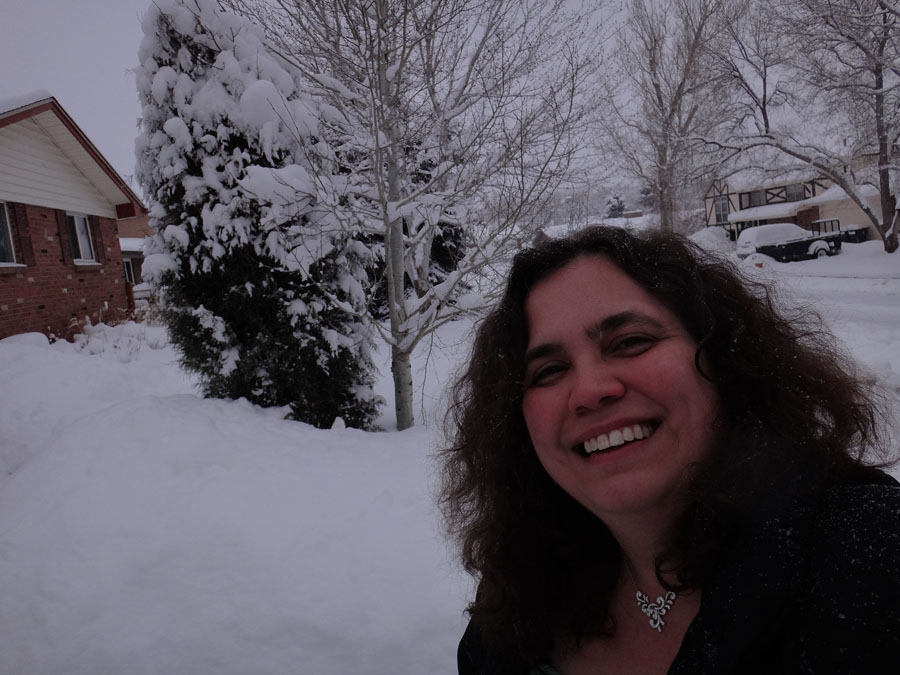 SKari Sanders (Kari Rawluk) and Snow in Golden, Colorado